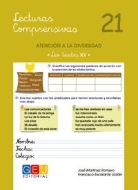 Lecturas comprensivas 21 | 9788415953616 | Martínez Romero, José | Librería Castillón - Comprar libros online Aragón, Barbastro