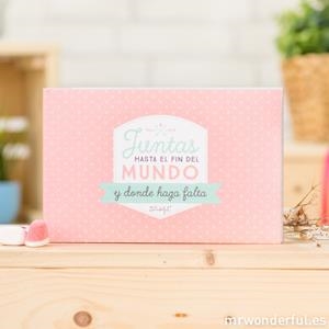 ALBUM PARA LA MEJOR AMIGA : JUANTAS HASTA EL FIN DEL MUNDO Y DONDE HAGA FALTA | 8436547191475 | MR WONDERFUL | Librería Castillón - Comprar libros online Aragón, Barbastro