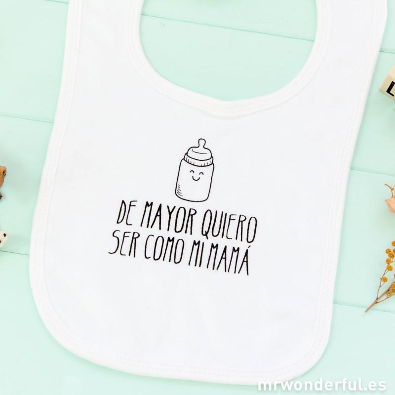BABERO BEBE DE MAYOR QUIERO SER COMO MAMA | 8436547181940 | MR WONDERFUL | Librería Castillón - Comprar libros online Aragón, Barbastro