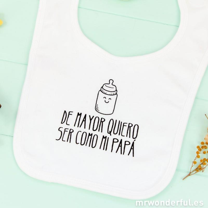 BABERO BEBE DE MAYOR QUIERO SER COMO PAPA | 8436547181957 | MR WONDERFUL | Librería Castillón - Comprar libros online Aragón, Barbastro