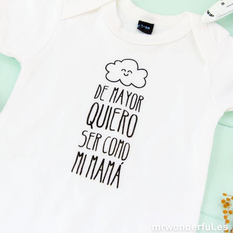 BODY BEBE DE MAYOR QUIERO SER COMO MI MAMA | 8436547181964 | MR WONDERFUL | Librería Castillón - Comprar libros online Aragón, Barbastro