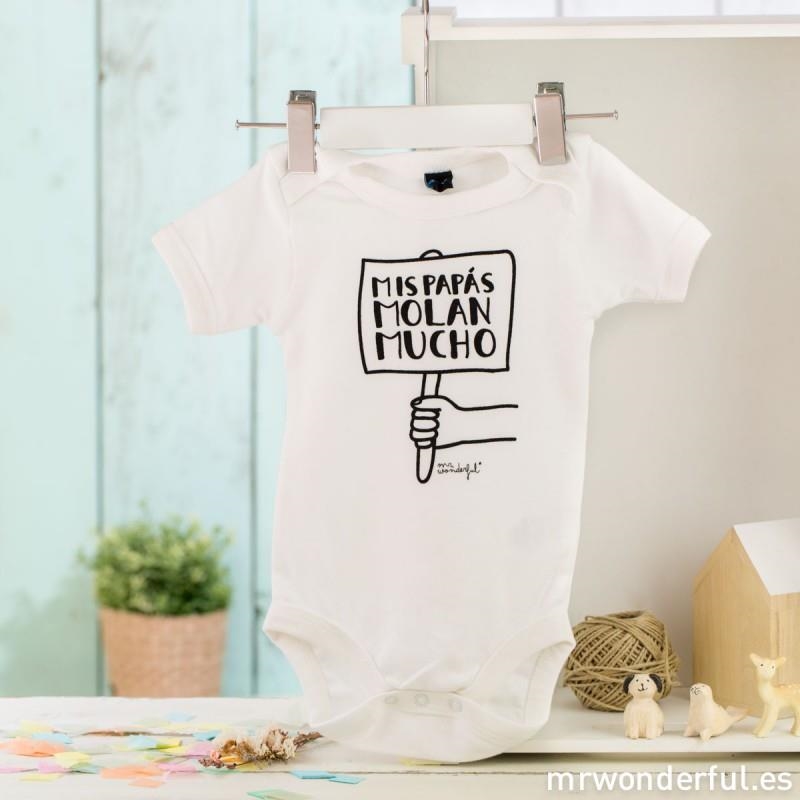 BODY PARA BEBE MIS PAPAS MOLAN MUCHO | 8436547186792 | MR WONDERFUL | Librería Castillón - Comprar libros online Aragón, Barbastro