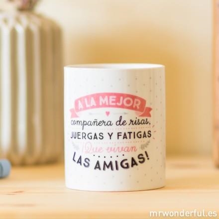 TAZA A LA MEJOR COMPAÑERA DE RISAS | 8436547191512 | MR WONDERFUL | Librería Castillón - Comprar libros online Aragón, Barbastro