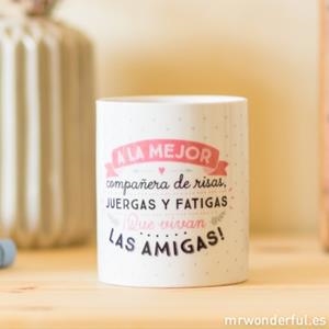 TAZA A LA MEJOR COMPAÑERA DE RISAS | 8436547191512 | MR WONDERFUL | Librería Castillón - Comprar libros online Aragón, Barbastro