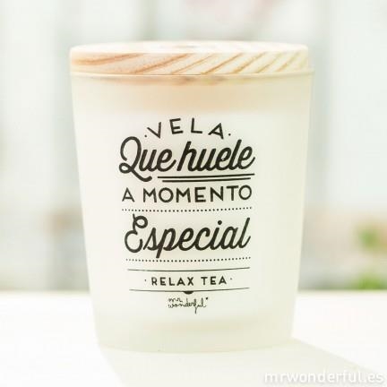 VELA QUE HUELE A MOMENTO ESPECIAL (RELAX TEA) - MR WONDERFUL | 8436547185917 | MR WONDERFUL | Librería Castillón - Comprar libros online Aragón, Barbastro