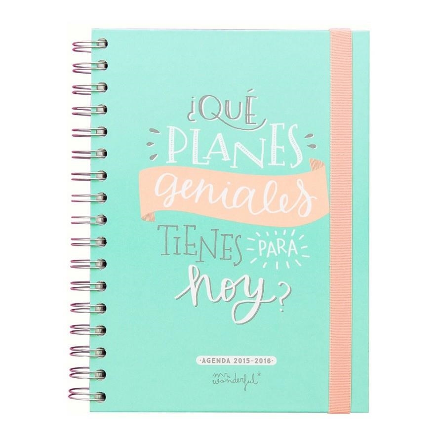 AGENDA MR WONDERFUL 2015 2016 | 8436547191222 | MR WONDERFUL | Librería Castillón - Comprar libros online Aragón, Barbastro