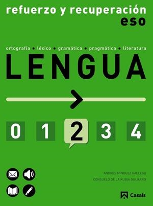 Refuerzo y recuperación de Lengua 2 ESO (2015) | 9788421857526 | Minguez Gallego, Andrés | Librería Castillón - Comprar libros online Aragón, Barbastro