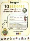 10 Sesiones para trabajar los contenidos básicos. Cuaderno 4 | 9788499154725 | Martínez Romero, José | Librería Castillón - Comprar libros online Aragón, Barbastro