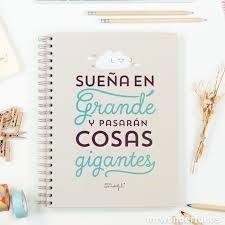 LIBRETA GRANDE WONDERFUL SUEÑA EN GRANDE Y PASARAN COSAS | 8436547190812 | MR WONDERFUL | Librería Castillón - Comprar libros online Aragón, Barbastro