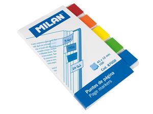 NOTAS ADHESIVAS PUNTOS TRANSPARENTES PUNTA COLORES MILAN 87000 | 8411574870005 | Librería Castillón - Comprar libros online Aragón, Barbastro