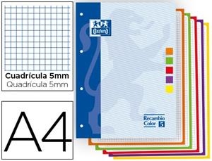 RECAMBIO A4 4T 80H CDL 5MM OXFORD SCHOOL 5 COLORES SURTIDOS | 8412771008161 | Librería Castillón - Comprar libros online Aragón, Barbastro