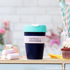 KeepCup "Hay que tomarse la vida con calma inmediatamente" - Mediana | 8436547191628 | MR WONDERFUL | Librería Castillón - Comprar libros online Aragón, Barbastro