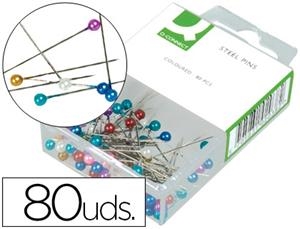 Agujas señalizadoras q-connect -caja de 80 unidades -colores surtidos 28735 | 5705831020382 | Librería Castillón - Comprar libros online Aragón, Barbastro