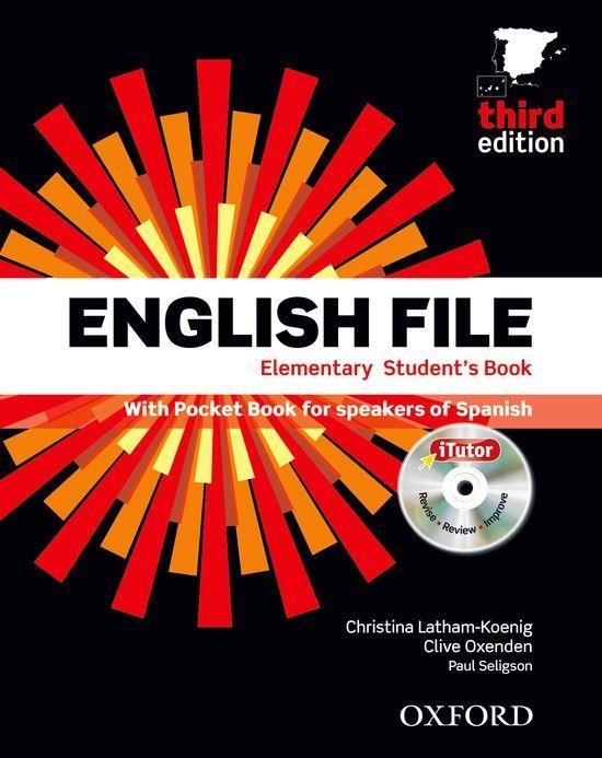 English file 3ed. elementary pack student's book + Itutor + CD + workbook with key ed.2014 | 9780194598910 | Latham-Koenig, Christina; Oxenden, Clive | Librería Castillón - Comprar libros online Aragón, Barbastro