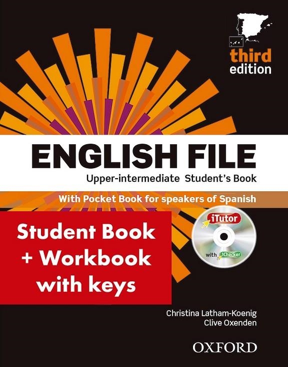 English file 3ed. upper-intermediate pack student's book + Itutor + CD + workbook with key ed.2014 | 9780194558662 | Latham-Koenig, Christina; Oxenden, Clive | Librería Castillón - Comprar libros online Aragón, Barbastro