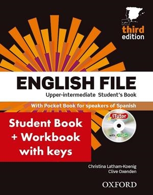English file 3ed. upper-intermediate pack student's book + Itutor + CD + workbook with key ed.2014 | 9780194558662 | Latham-Koenig, Christina; Oxenden, Clive | Librería Castillón - Comprar libros online Aragón, Barbastro