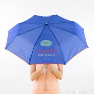 PARAGUAS MEDIANO AL MAL TIEMPO BUENA CARA | 8436547190041 | MR WONDERFUL | Librería Castillón - Comprar libros online Aragón, Barbastro