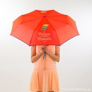 PARAGUAS MEDIANO MELENAS AL VIENTO Y A VIVIR EL MOMENTO | 8436547190065 | MR WONDERFUL | Librería Castillón - Comprar libros online Aragón, Barbastro