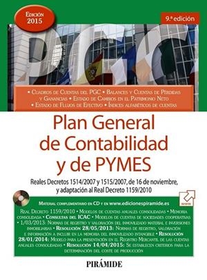 Plan General de Contabilidad y de PYMES | 9788436834017 | Ediciones Pirámide | Librería Castillón - Comprar libros online Aragón, Barbastro