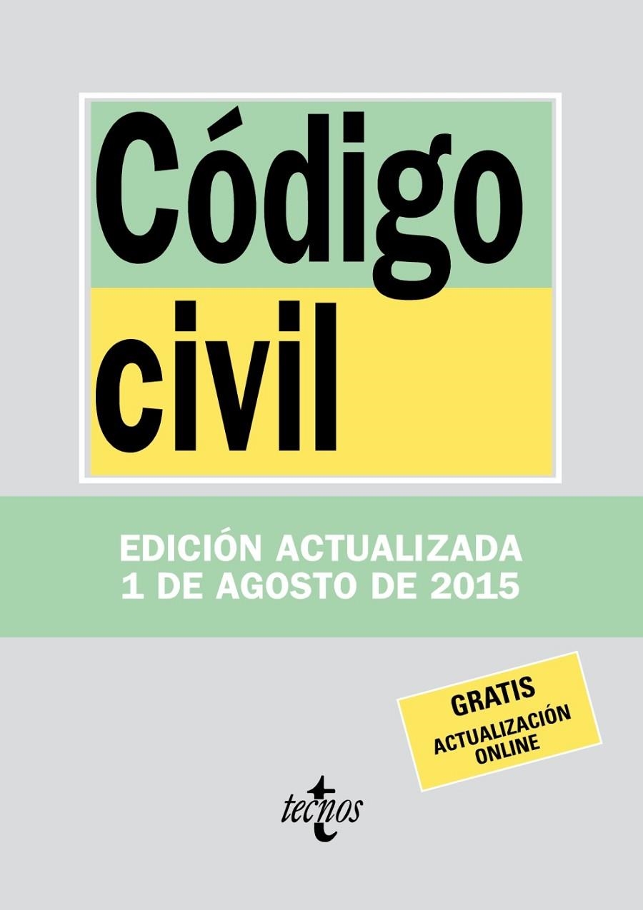 Código Civil | 9788430966073 | Editorial Tecnos | Librería Castillón - Comprar libros online Aragón, Barbastro