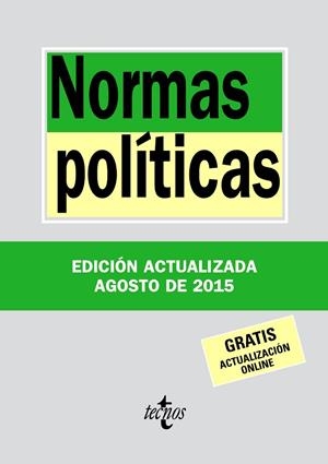 Normas políticas | 9788430966097 | Editorial Tecnos | Librería Castillón - Comprar libros online Aragón, Barbastro