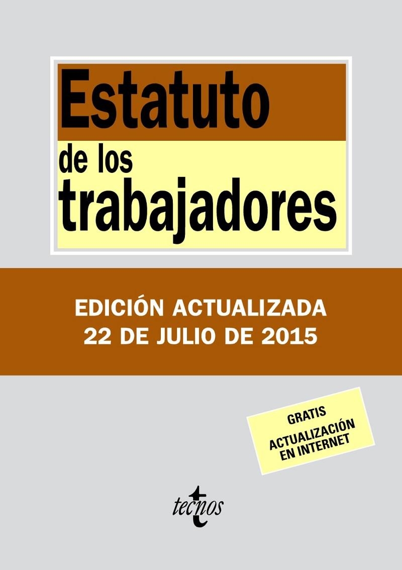 Estatuto de los Trabajadores | 9788430966158 | Editorial Tecnos | Librería Castillón - Comprar libros online Aragón, Barbastro