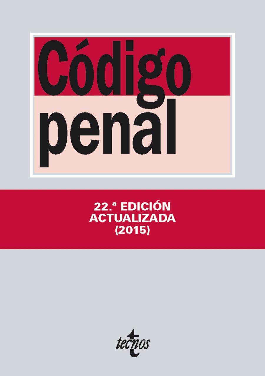 Código Penal | 9788430966707 | Editorial Tecnos | Librería Castillón - Comprar libros online Aragón, Barbastro