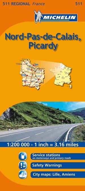 Mapa Regional Nord-Pas-de-Calais, Picardy | 9782067135192 | Varios autores | Librería Castillón - Comprar libros online Aragón, Barbastro
