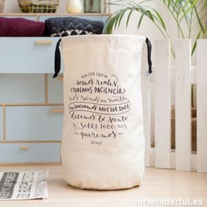 BOLSA PARA LA COLADA EN CASA SOMOS REALISTAS - MR WONDERFUL | 8436547194032 | MR WONDERFUL | Librería Castillón - Comprar libros online Aragón, Barbastro