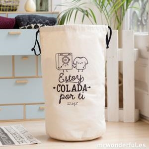 BOLSA PARA LA COLADA ESTOY COLADA POR TI - MR WONDERFUL | 8436547193929 | MR WONDERFUL | Librería Castillón - Comprar libros online Aragón, Barbastro