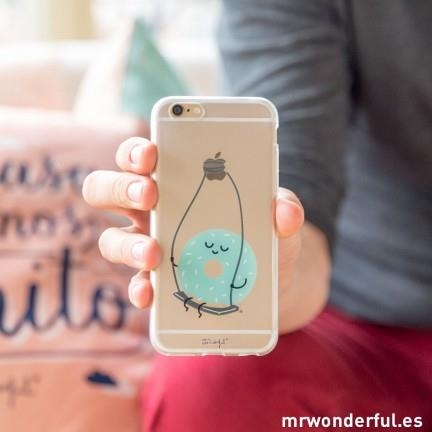 CARCASA TRANSPARENTE IPHONE 6 DONUT - MR WONDERFUL | 8436557681034 | MR WONDERFUL | Librería Castillón - Comprar libros online Aragón, Barbastro