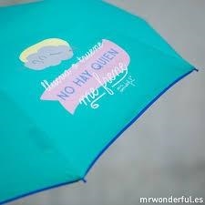 PARAGUAS MEDIANO LLUEVA O TRUENE NO HAY QUIEN ME FRENE | 8436547190058 | MR WONDERFUL | Librería Castillón - Comprar libros online Aragón, Barbastro