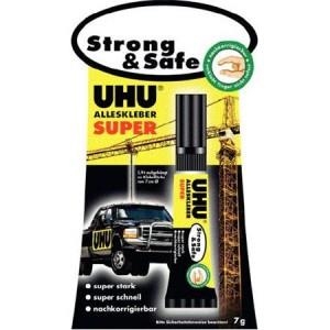 PEGAMENTO UHU UNIVERSAL SUPER STRONG & SAFE 7GR | 4026700396652 | Librería Castillón - Comprar libros online Aragón, Barbastro