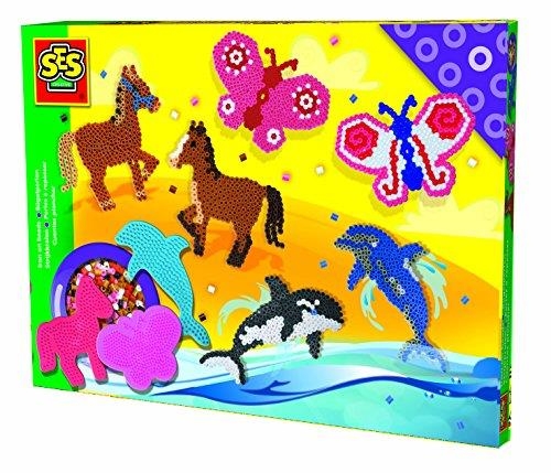 SES CREATIVE JUEGO HACER ANIMALES CON CUENTAS PARA PLANCHAR 2400UN | 8710341061272 | Librería Castillón - Comprar libros online Aragón, Barbastro