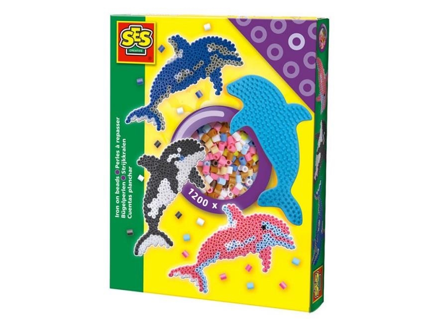 SES CREATIVE JUEGO HACER DELFINES CON CUENTAS PARA PLANCHAR | 8710341061142 | Librería Castillón - Comprar libros online Aragón, Barbastro