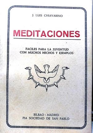 Meditaciones | 9999900007947 | Chiavarino, J.Luis | Librería Castillón - Comprar libros online Aragón, Barbastro