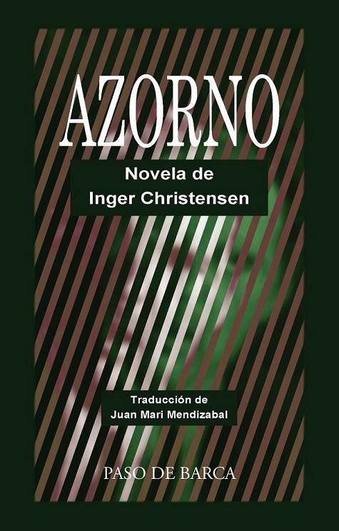 Azorno | 9780996734103 | Christensen, Inger | Librería Castillón - Comprar libros online Aragón, Barbastro