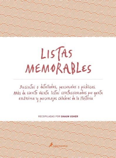 Listas memorables | 9788498387179 | Usher, Shaun | Librería Castillón - Comprar libros online Aragón, Barbastro