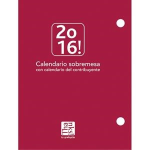 CALENDARIO TACO SOBREMESA 2 ANILLAS 8.3X11CM 2016 09111000 | 8413623945191 | Librería Castillón - Comprar libros online Aragón, Barbastro