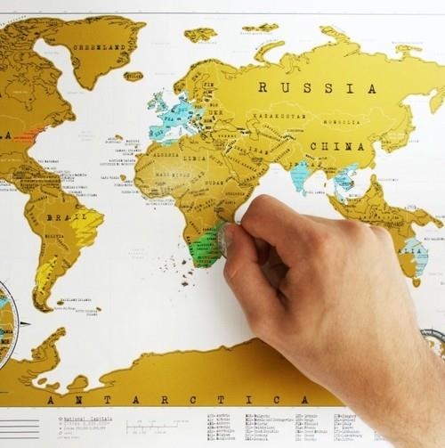 MAPA LUCKIES WORLD SCRATCH TRAVEL (PEQUEÑO) 42X29.7CM | 5060146590525 | Librería Castillón - Comprar libros online Aragón, Barbastro