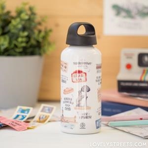 Botella de aluminio Lovely Streets Madird | 8435439301336 | LOVELY STREETS / MR WONDERFUL | Librería Castillón - Comprar libros online Aragón, Barbastro