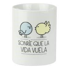 TAZA SONRIE QUE LA VIDA VUELA | 8436547183791 | MR WONDERFUL | Librería Castillón - Comprar libros online Aragón, Barbastro