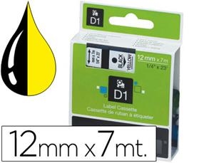 CINTA DYMO D1 12MMX7M NEGRO AMARILLO S0720580 | 5411313450188 | Librería Castillón - Comprar libros online Aragón, Barbastro