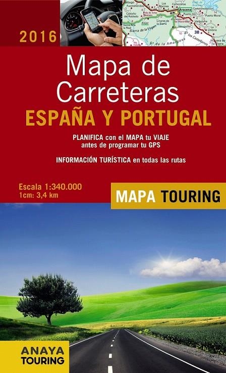 Mapa de Carreteras de España y Portugal 1:340.000, 2016 | 9788499358499 | Anaya Touring | Librería Castillón - Comprar libros online Aragón, Barbastro