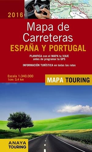 Mapa de Carreteras de España y Portugal 1:340.000, 2016 | 9788499358499 | Anaya Touring | Librería Castillón - Comprar libros online Aragón, Barbastro
