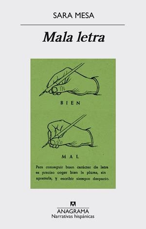 Mala letra | 9788433998057 | Mesa, Sara | Librería Castillón - Comprar libros online Aragón, Barbastro