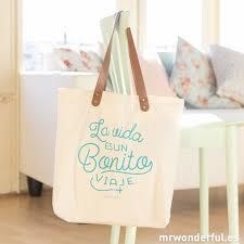 BOLSO LA VIDA ES UN BONITO VIAJE - MR WONDERFUL | 8435460701181 | MR WONDERFUL | Librería Castillón - Comprar libros online Aragón, Barbastro