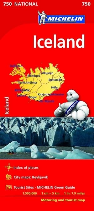 Mapa National Iceland | 9782067211872 | MICHELIN | Librería Castillón - Comprar libros online Aragón, Barbastro