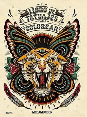 Libro de tatuajes para colorear | 9788498018899 | Megamunden | Librería Castillón - Comprar libros online Aragón, Barbastro