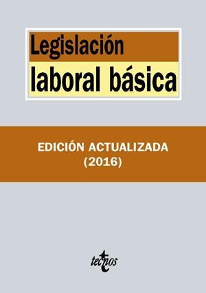 Legislación laboral básica | 9788430968626 | Editorial Tecnos | Librería Castillón - Comprar libros online Aragón, Barbastro